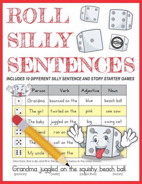 Silly Sentences for Kids - Your Therapy Source