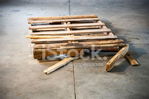 Broken Pallet on A Warehouse Floor Stock Photos - FreeImages.com