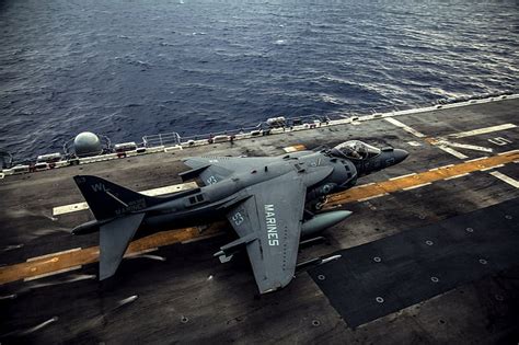 HD wallpaper: Attack, AV-8B Harrier II, US Marines, Aircraft vertical ...