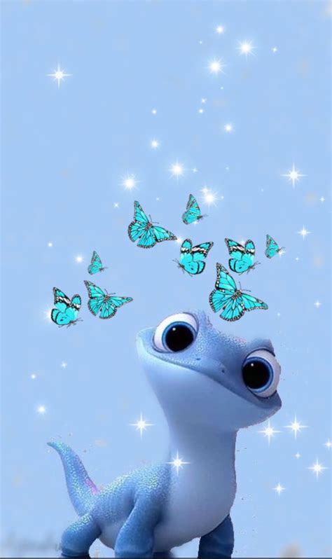 Lizard From Frozen 2 Wallpaper | Рисунки диснея, Милые рисунки ...