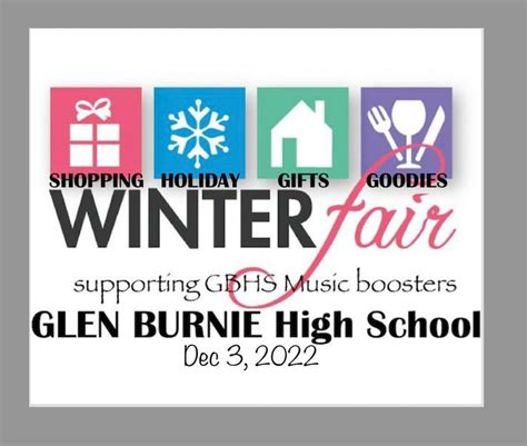 Glen Burnie High School Winter Craft Fair | Glen Burnie High School ...