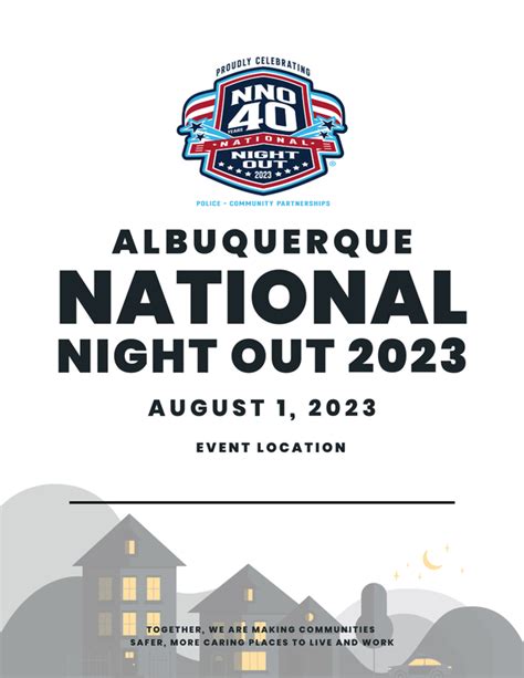 National Night Out Flier 2023 — City of Albuquerque