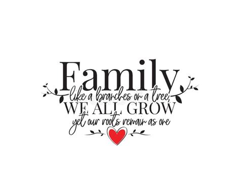 Family Tree With Roots Quote SVG