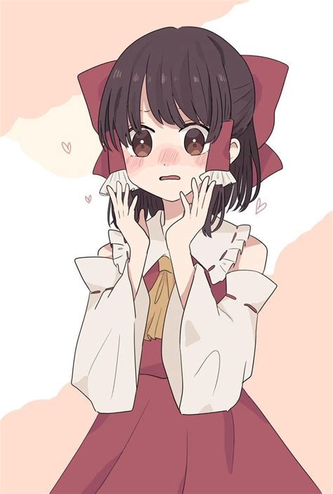 A flustered reimu | Touhou Project (東方Project) | Know Your Meme Anime Kawaii, Chica Anime Manga ...