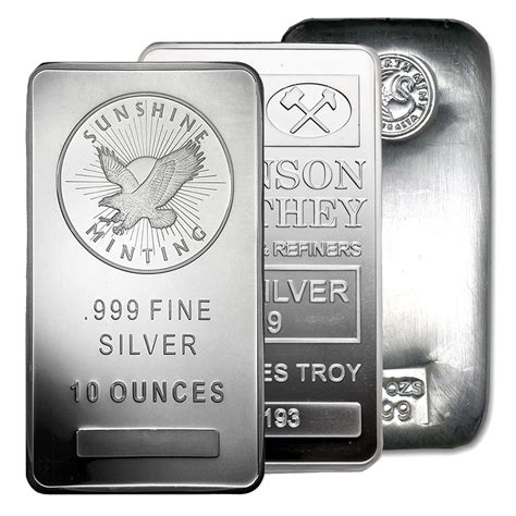 10 oz Silver Bars | Texas Precious Metals