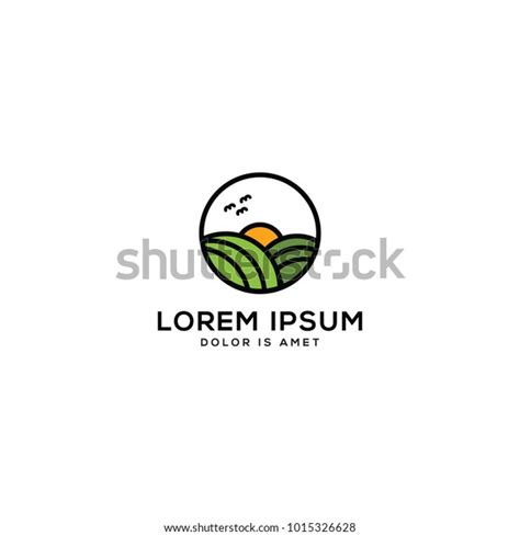 Green Hill Vector Sunset Vector Illustration Stock Vector (Royalty Free) 1015326628 | Shutterstock