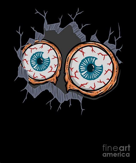 Scary Bloodshot Eyes Simple Spooky Haunting Halloween Costume Digital ...