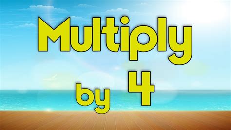 Multiply by 4 | Learn Multiplication | Multiply By Music | Jack Hartmann - YouTube Music