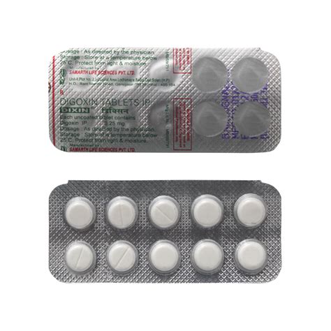 Dixin Tablet (Digoxin Tablet), Samarth Life Sciences Pvt Ltd, Treatment ...