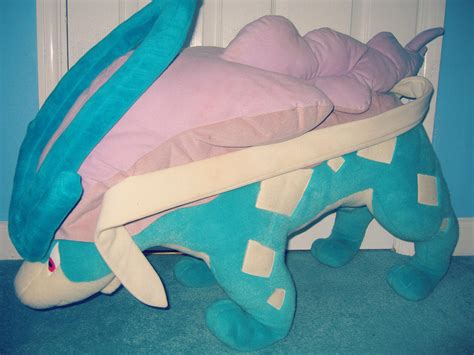 A Wild Giant Suicune Plush Appeared by MizukiiMoon on DeviantArt