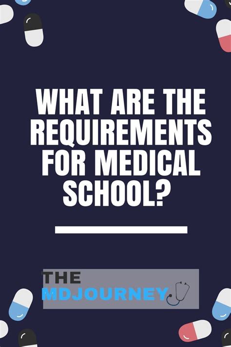 What are the requirements for medical school – Artofit