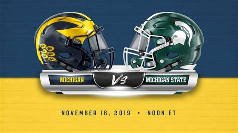 Michigan vs Michigan State: History of a Football Rivalry – The Milford ...