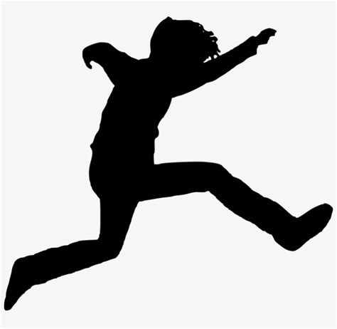 Person Jumping Silhouette