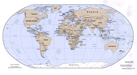 World Map (Political Map) : Worldofmaps.net - online Maps and Travel Information