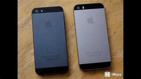 iPhone 5s Space Gray and iPhone 5 Black and Slate Color Comparison ...