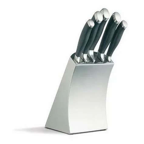 Stainless Steel Magnetic Knife Holder, For Kitchen, Storage Capacity: 5 ...