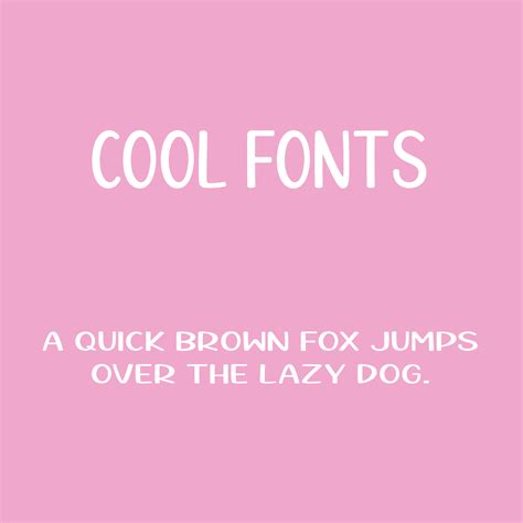 Cool Fonts - GetFreeFont