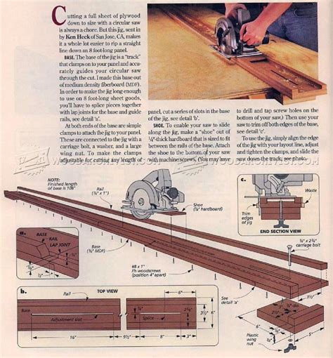 DIY Circular Saw Guide • WoodArchivist