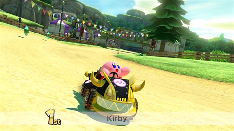 Kirby in MK8 Deluxe [Mario Kart 8 Deluxe] [Mods]