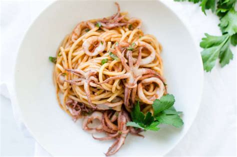 Spaghetti with Calamari