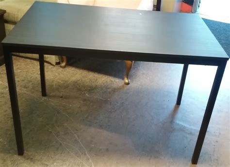 UHURU FURNITURE & COLLECTIBLES: SOLD Espresso IKEA Tarendo Dining Table - $15