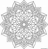 Floral Mandala Easy Coloring Page Printable sketch template