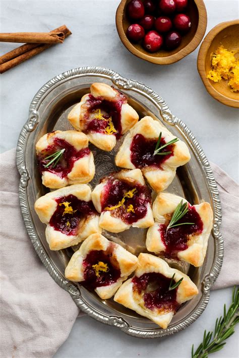 Cranberry Brie Puff Pastry Bites - Our Balanced Bowl