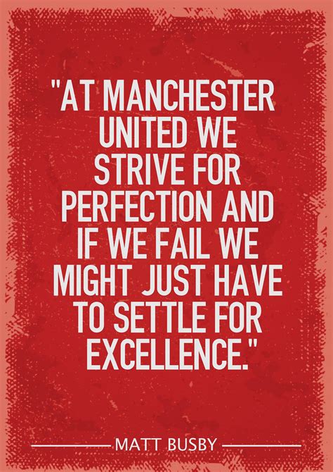 Matt Busby Quote Manchester United Art Print - Etsy UK | Matt busby ...