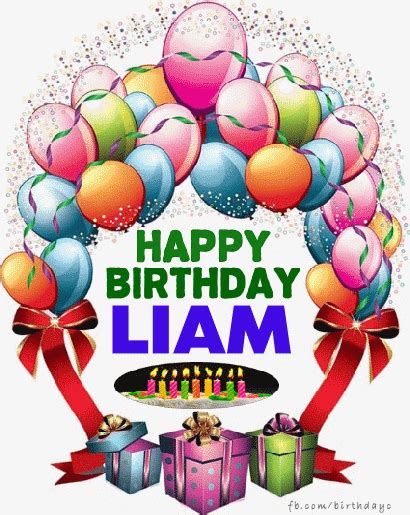 Happy Birthday LIAM images GIFs | Birthday Greeting | birthday.kim