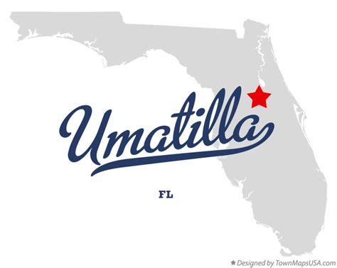 Map of Umatilla, FL, Florida