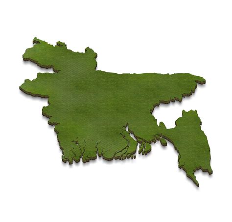 Ilustración de mapa 3d de bangladesh 12375024 PNG