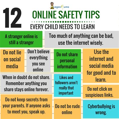 12 Online Safety Tips Every Child Needs To Know | Lagosmums