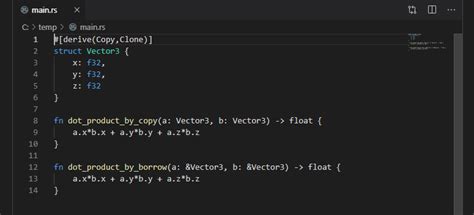 Should small Rust structs be passed by-copy or by-borrow?