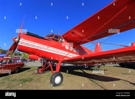 Biplane Antonov An-2 Stock Photo - Alamy