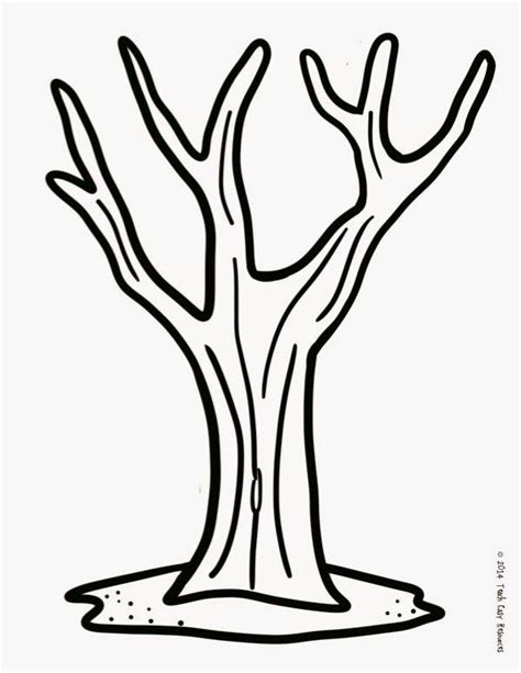 Tree Trunk Template Printable