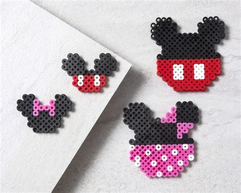 Mickey Mouse Perler Beads (30+ Free Patterns!) - DIY Candy