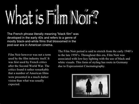 Film Noir Presentation