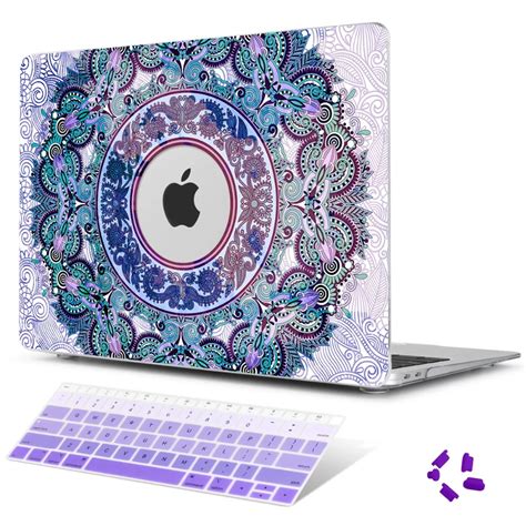 For Macbook Air 13 2018 A1932 Case Crystal Flower Hard Cover For New ...