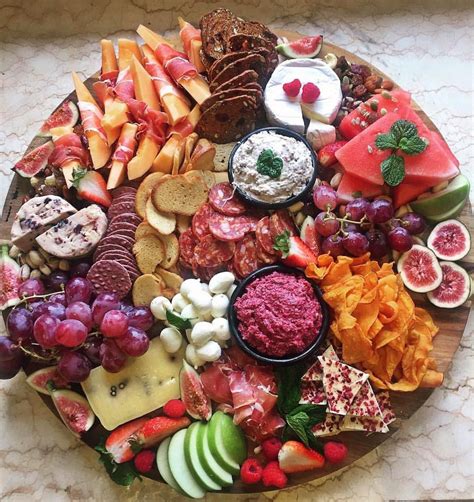 Now this is a grazing platter! This gorgeous platter by @kristielle ...