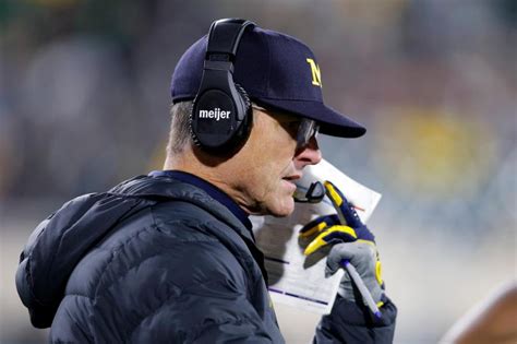 Coach Jim Harbaugh banned from 3 games over sign-stealing allegations. Michigan asks judge for ...