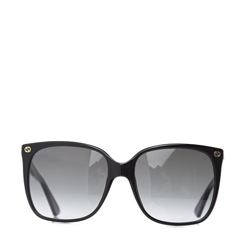 GUCCI GG Sunglasses GG0022S Black 499885 | FASHIONPHILE