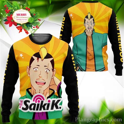 Saiki K Riki Nendou Sweatshirt Saiki K Anime Merch Clothes – Plangraphics