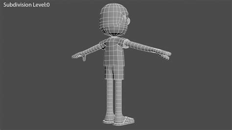 3D Cartoon Character Kid - TurboSquid 1931161