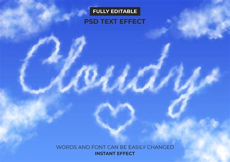 Cloud Text Effect 22399774 PSD