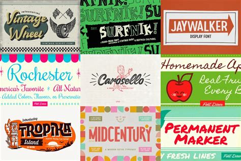 9 Best 50s Fonts for Old-School Design