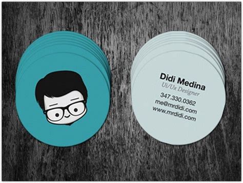 36+ Best Circular Business Cards To Inspire You 2018 - Templatefor