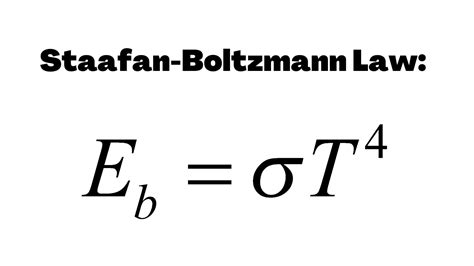 15 Unbelievable Facts About Stefan-Boltzmann Law - Facts.net