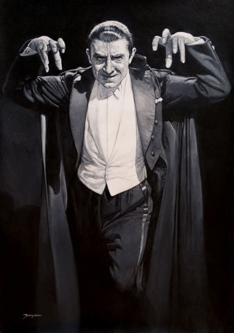 Bela Lugosi Dracula painting by Sanjulian , in Charles Dahan's Original ...