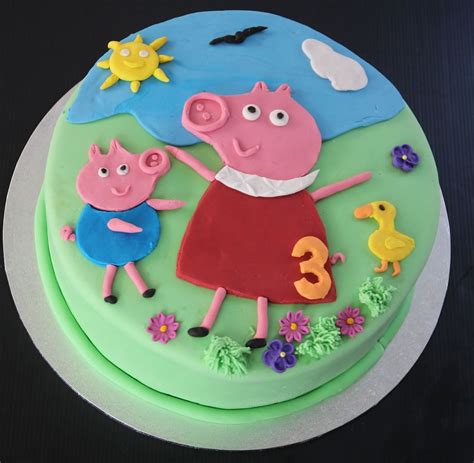 How to make a Peppa Pig Cake