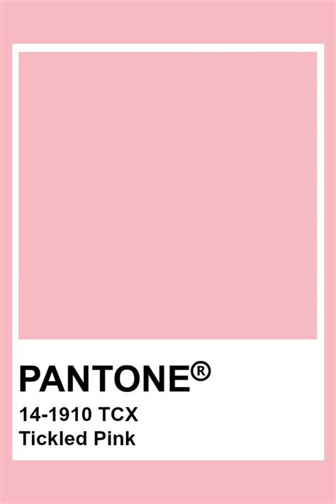 PANTONE 14-1910 TCX Tickled Pink #pantone #color #pink | Color palette ...